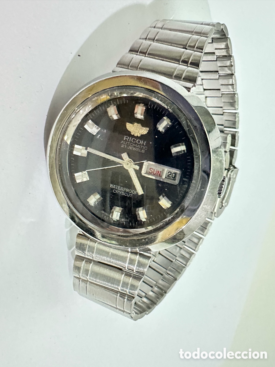 Relojes autom&aacute;ticos: Antiguo Reloj RICOH AUTOM&Aacute;TICO WATERPROOF CALENDAR JAPON VINTAGE