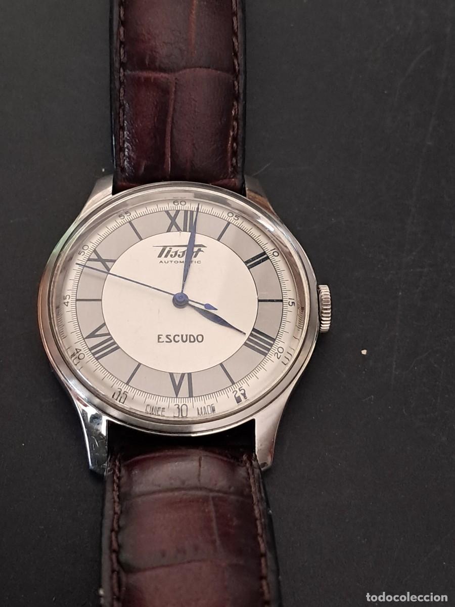 Relojes autom&aacute;ticos: rel&oacute;gio tissot autom&aacute;tico escudo edi&ccedil;&atilde;o comemorativa 2001