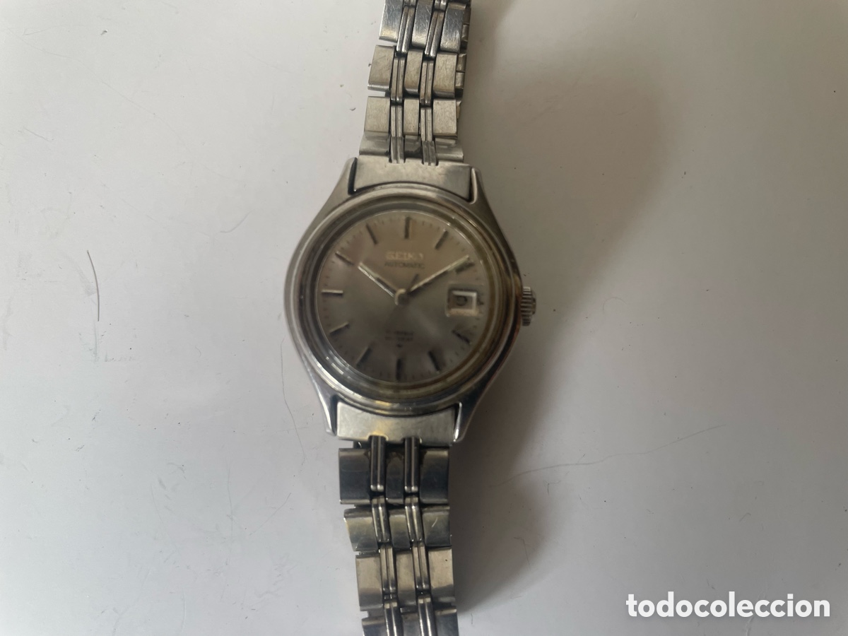 Relojes autom&aacute;ticos: Seiko Autom&aacute;tico Hi-Beat 17 Jewels Cal. 2205 Se&ntilde;ora A&ntilde;os 70 Fecha Acero Funcionando