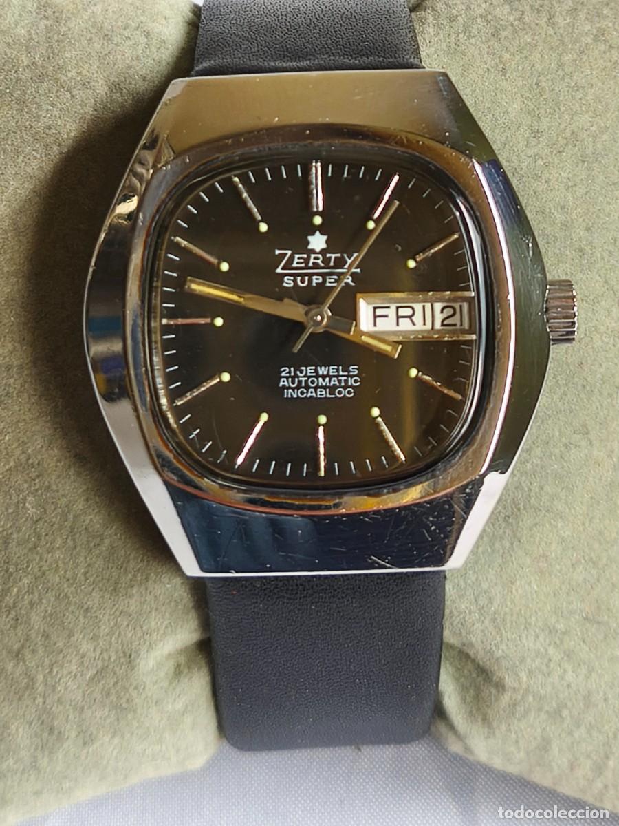 Relojes autom&aacute;ticos: Rel&oacute;gio Vintage Zerty Super -Autom&aacute;tico - Foto 3