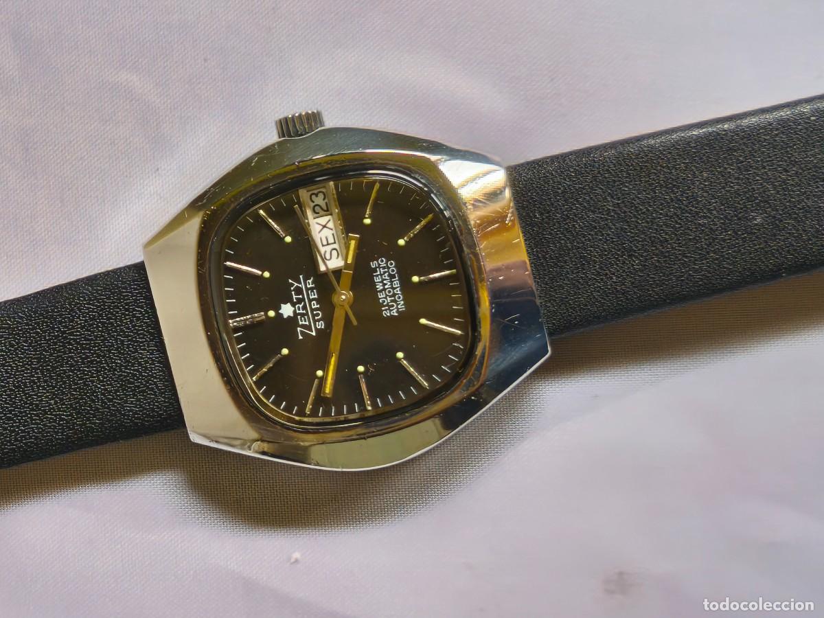 Relojes autom&aacute;ticos: Rel&oacute;gio Vintage Zerty Super -Autom&aacute;tico - Foto 4
