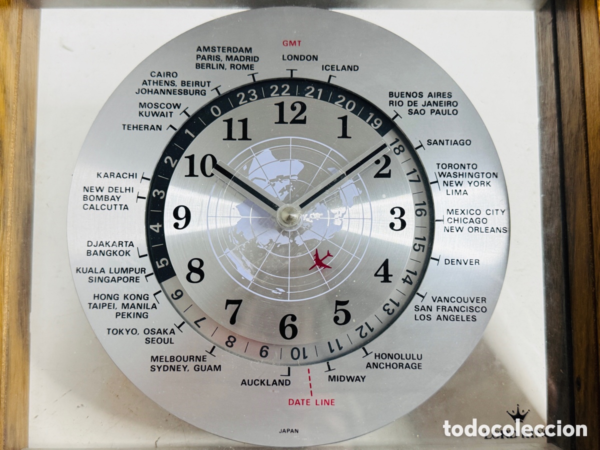 Relojes autom&aacute;ticos: Lord King Quartz World Clock No Funciona - Foto 3