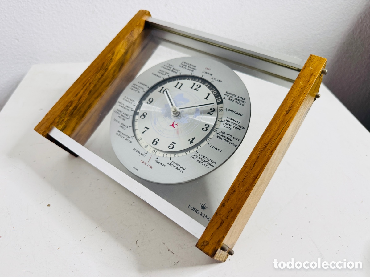 Relojes autom&aacute;ticos: Lord King Quartz World Clock No Funciona - Foto 6