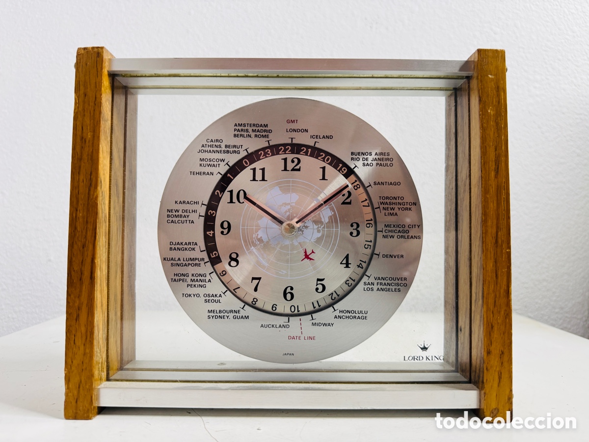 Relojes autom&aacute;ticos: Lord King Quartz World Clock No Funciona - Foto 11