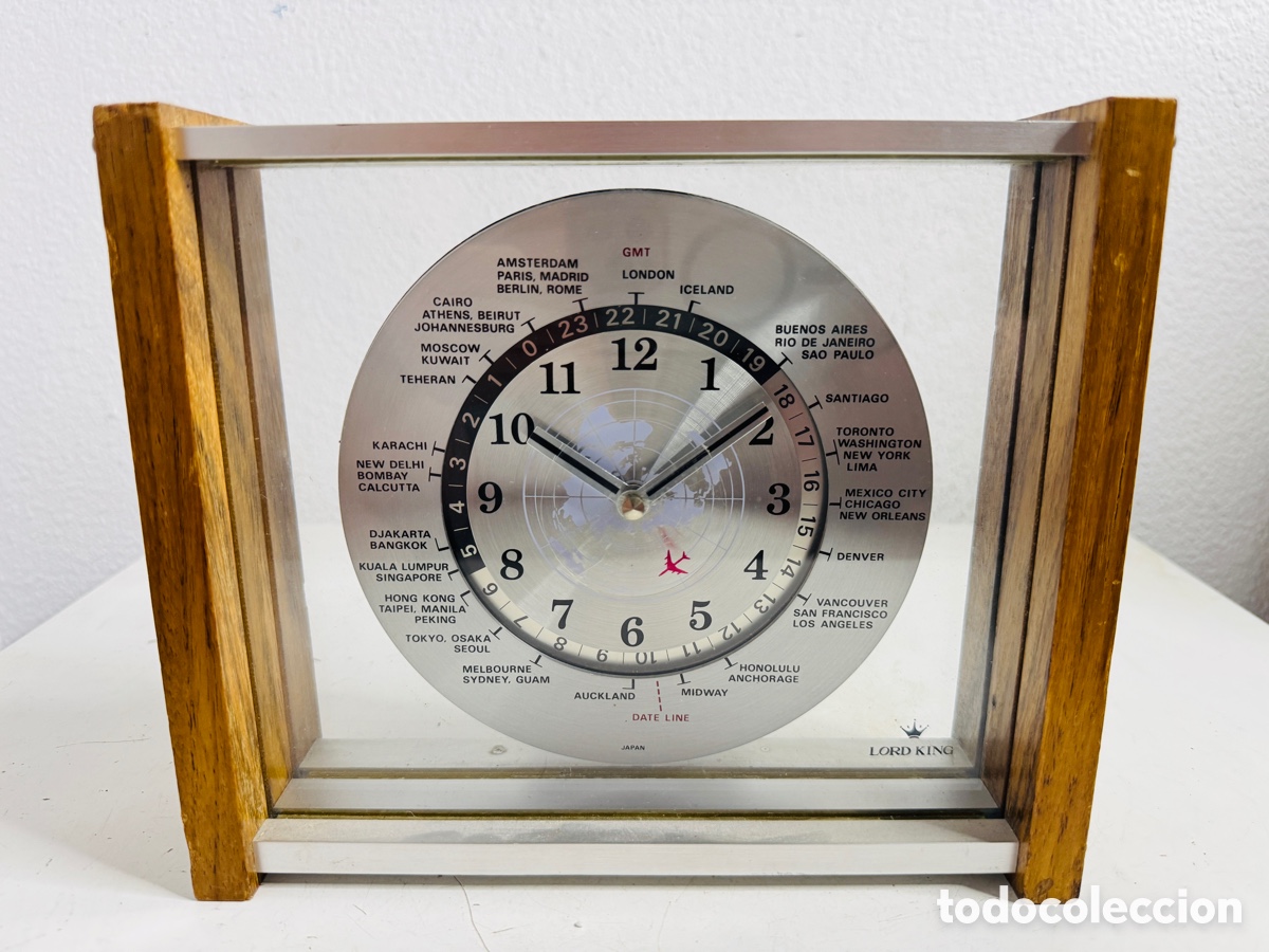 Relojes autom&aacute;ticos: Lord King Quartz World Clock No Funciona - Foto 12