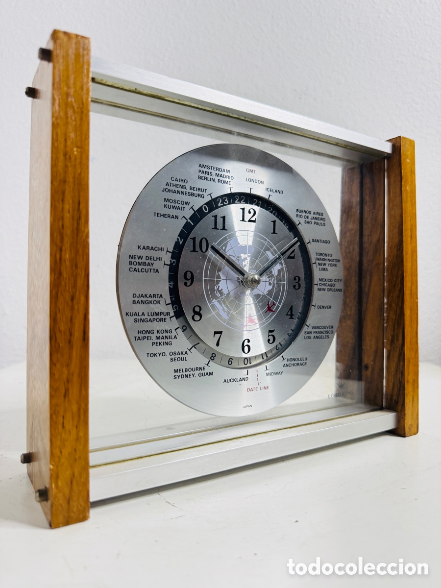 Relojes autom&aacute;ticos: Lord King Quartz World Clock No Funciona - Foto 13