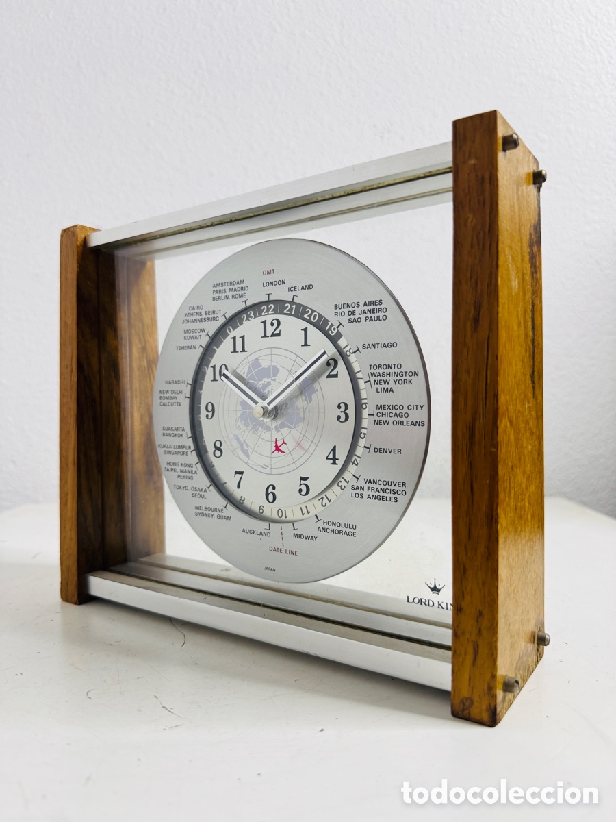 Relojes autom&aacute;ticos: Lord King Quartz World Clock No Funciona - Foto 15