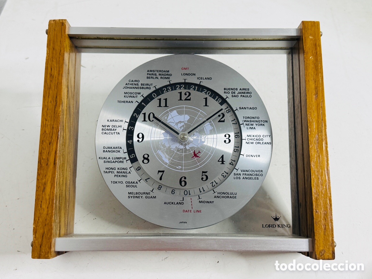 Relojes autom&aacute;ticos: Lord King Quartz World Clock No Funciona - Foto 1