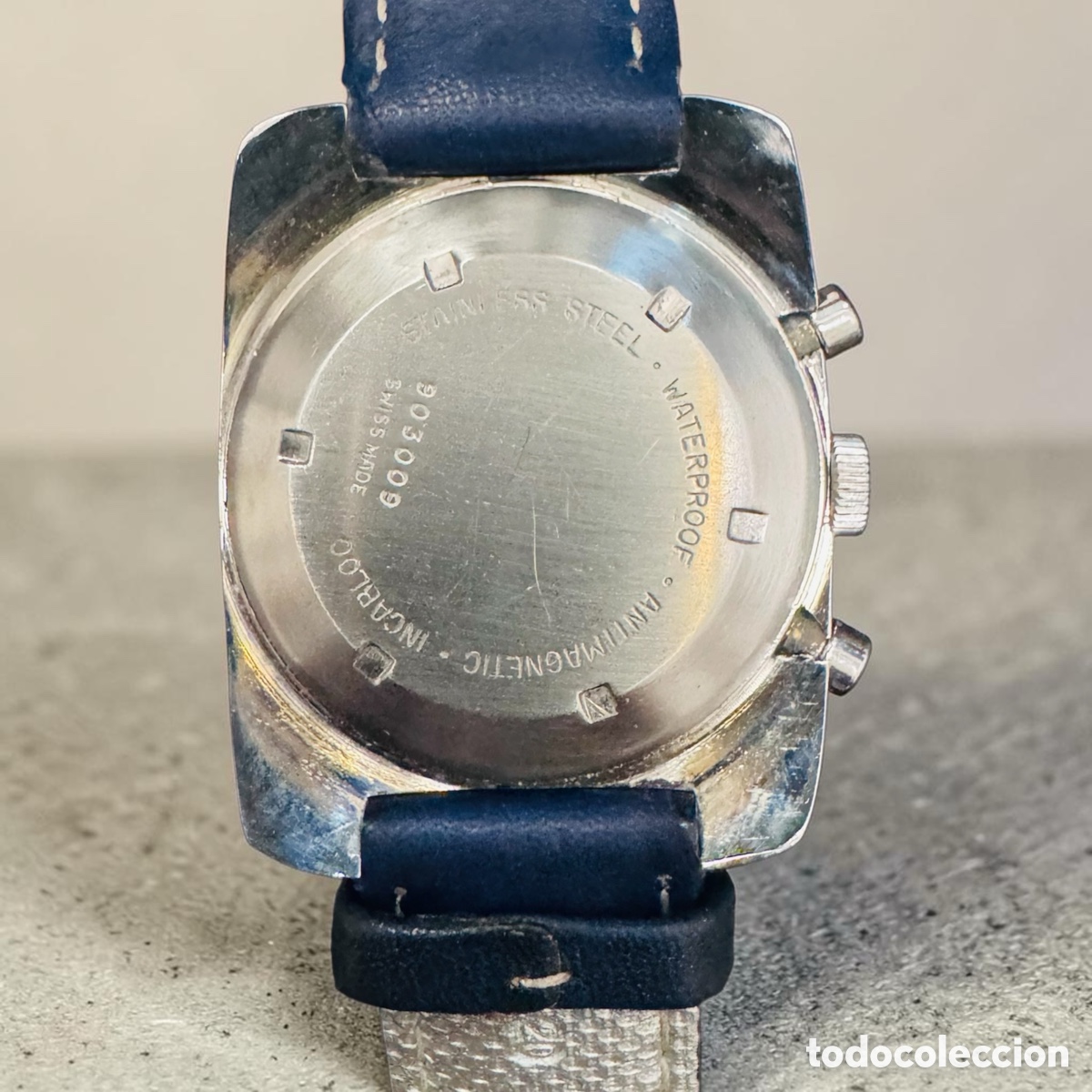 Relojes autom&aacute;ticos: BWC caballero correa azul - Foto 3
