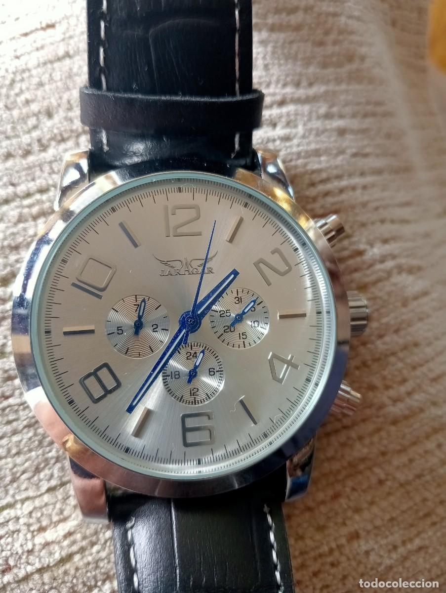 Relojes autom&aacute;ticos: Reloj Jaragar. Plata y blanco AUTOM&Aacute;TICO - Foto 1