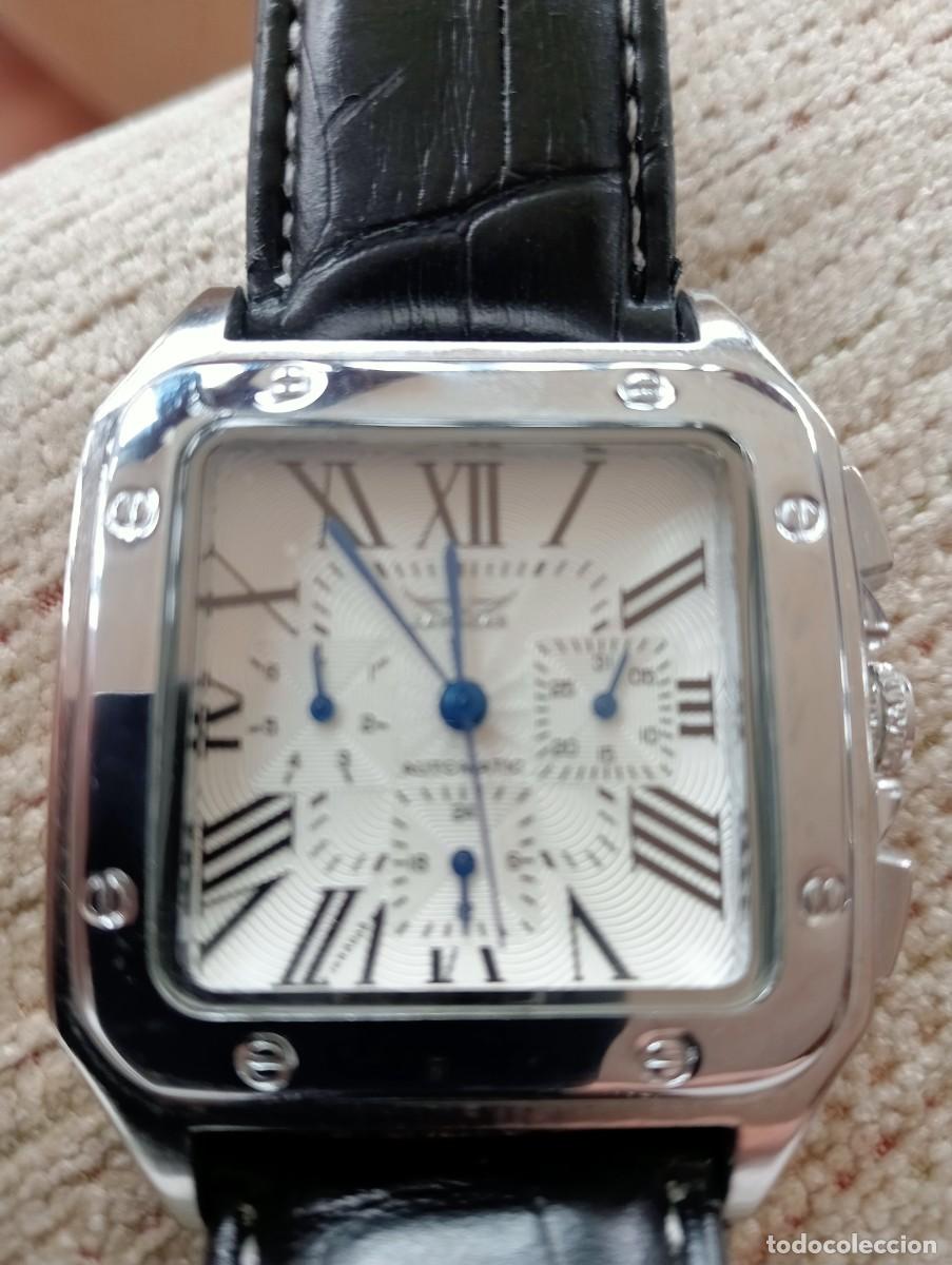 Relojes autom&aacute;ticos: Reloj Jaragar Autom&aacute;tico A107 Negro/Plata - Foto 1