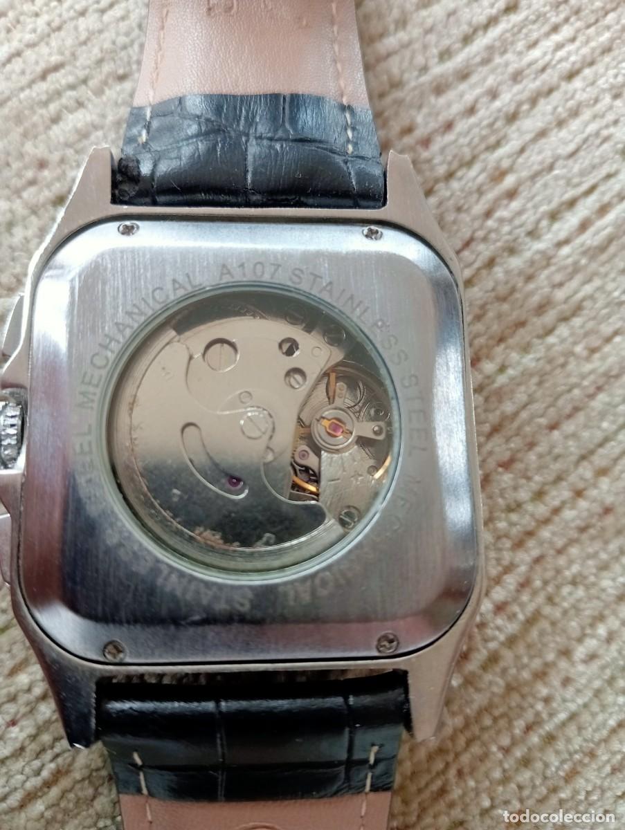 Relojes autom&aacute;ticos: Reloj Jaragar Autom&aacute;tico A107 Negro/Plata - Foto 2