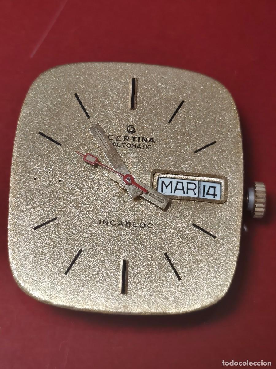 Relojes autom&aacute;ticos: Excelente Maquinaria de Reloj Certina Autom&aacute;tico Vintage. Calibre ETA 2789-1. Funcionando.