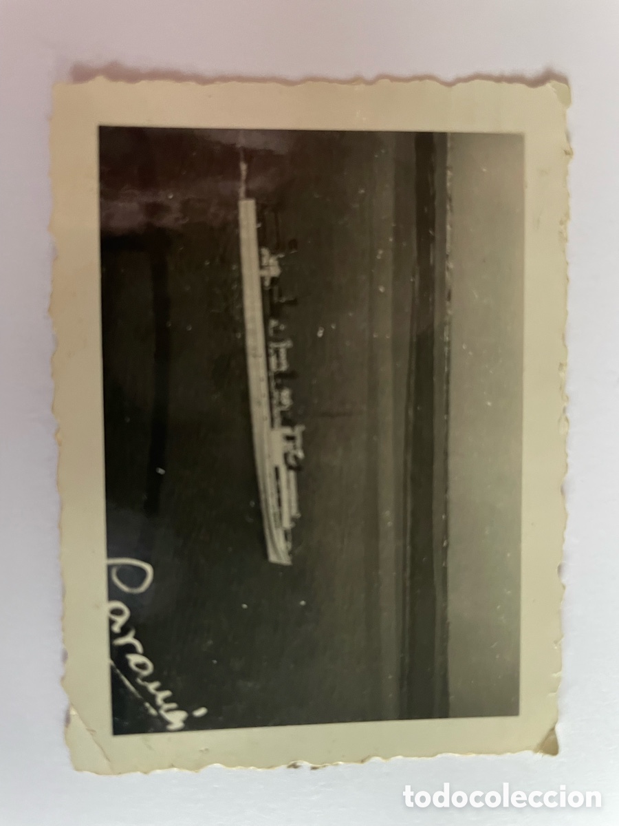 Relojes autom&aacute;ticos: Antigua foto de lancha torpedera