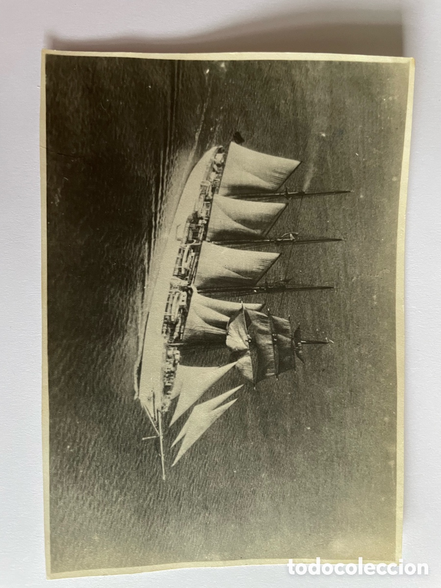 Relojes autom&aacute;ticos: Antigua foto barco Elcano