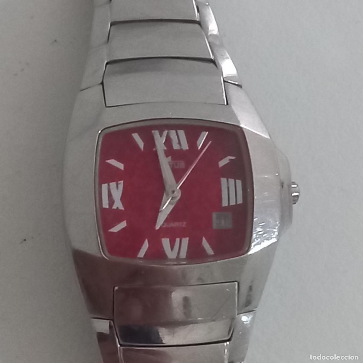 Relojes autom&aacute;ticos: Reloj Lotus Mujer 15316, Esfera Roja, con caja