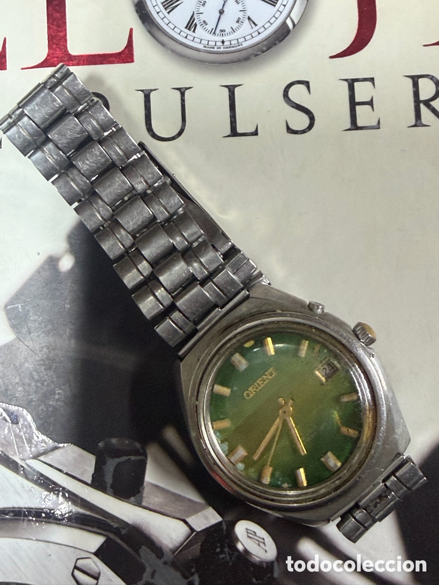 Relojes autom&aacute;ticos: Reloj Orient Autom&aacute;tico Vintage Esfera Verde - Foto 1