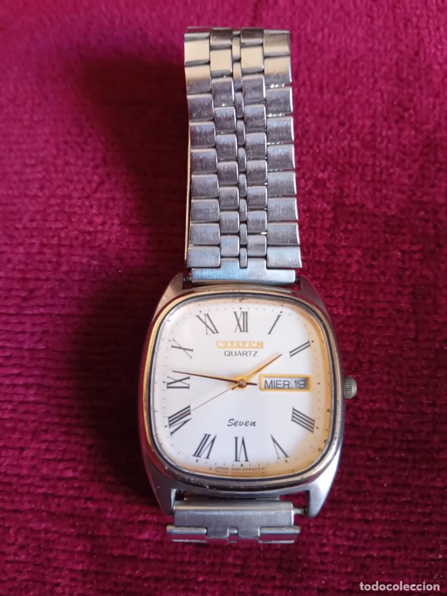 Relojes autom&aacute;ticos: Citizen quartz Seven Japan decada de los 70