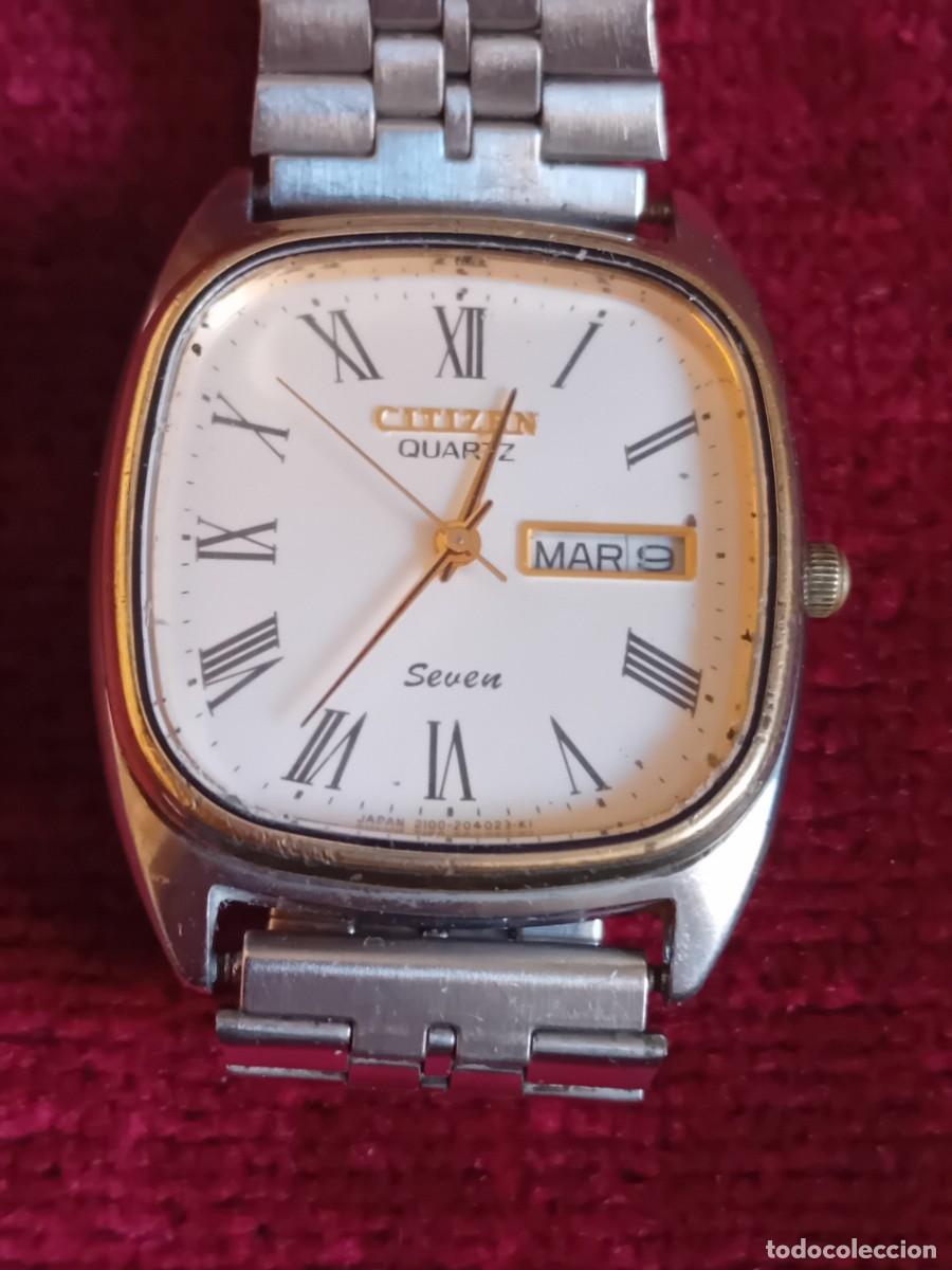 Automatic Watches: Citizen funcionando quartz Seven Japan 2100-204023KI