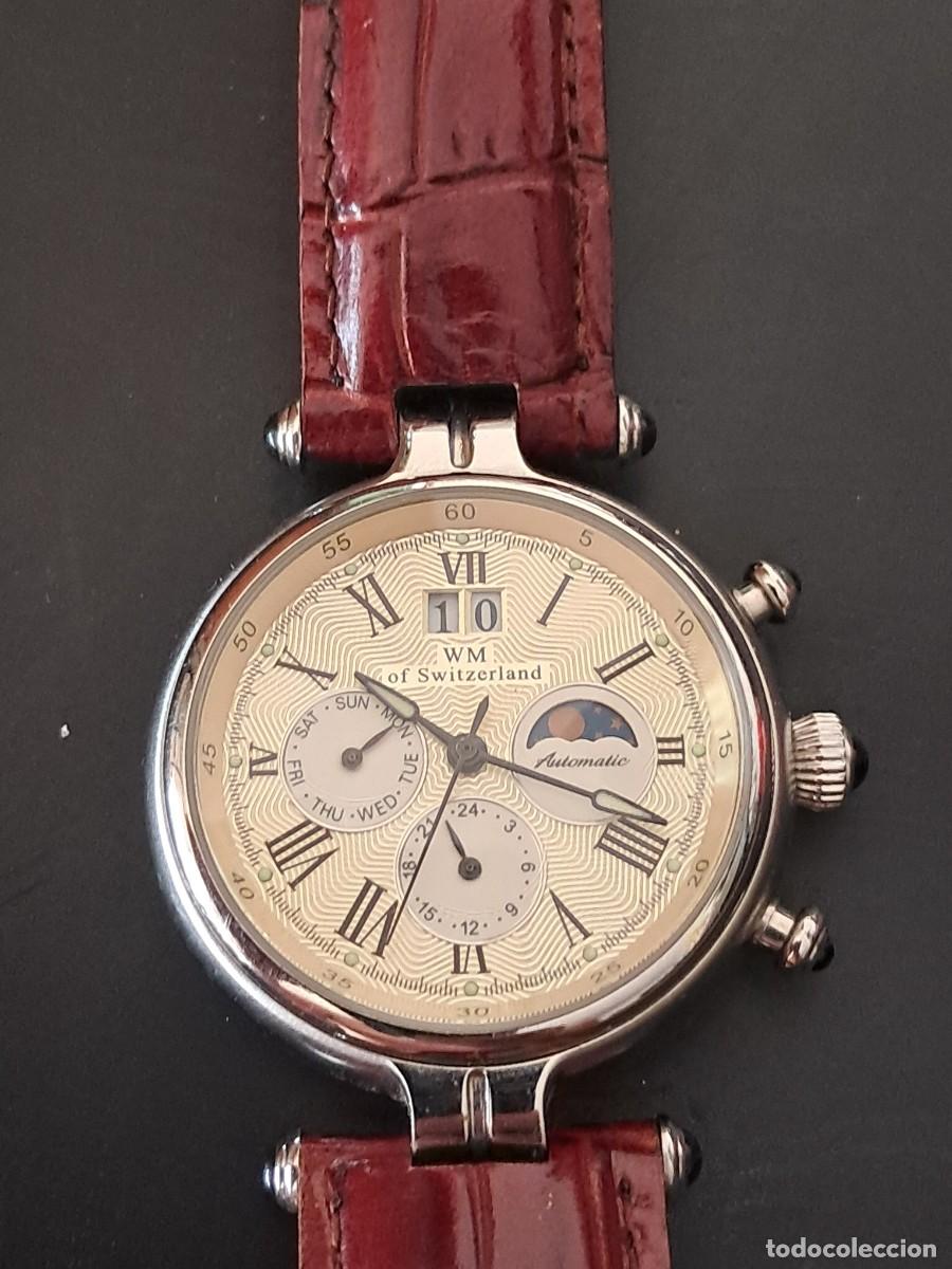 Relojes autom&aacute;ticos: rel&oacute;gio WM of switzerland autom&aacute;tico