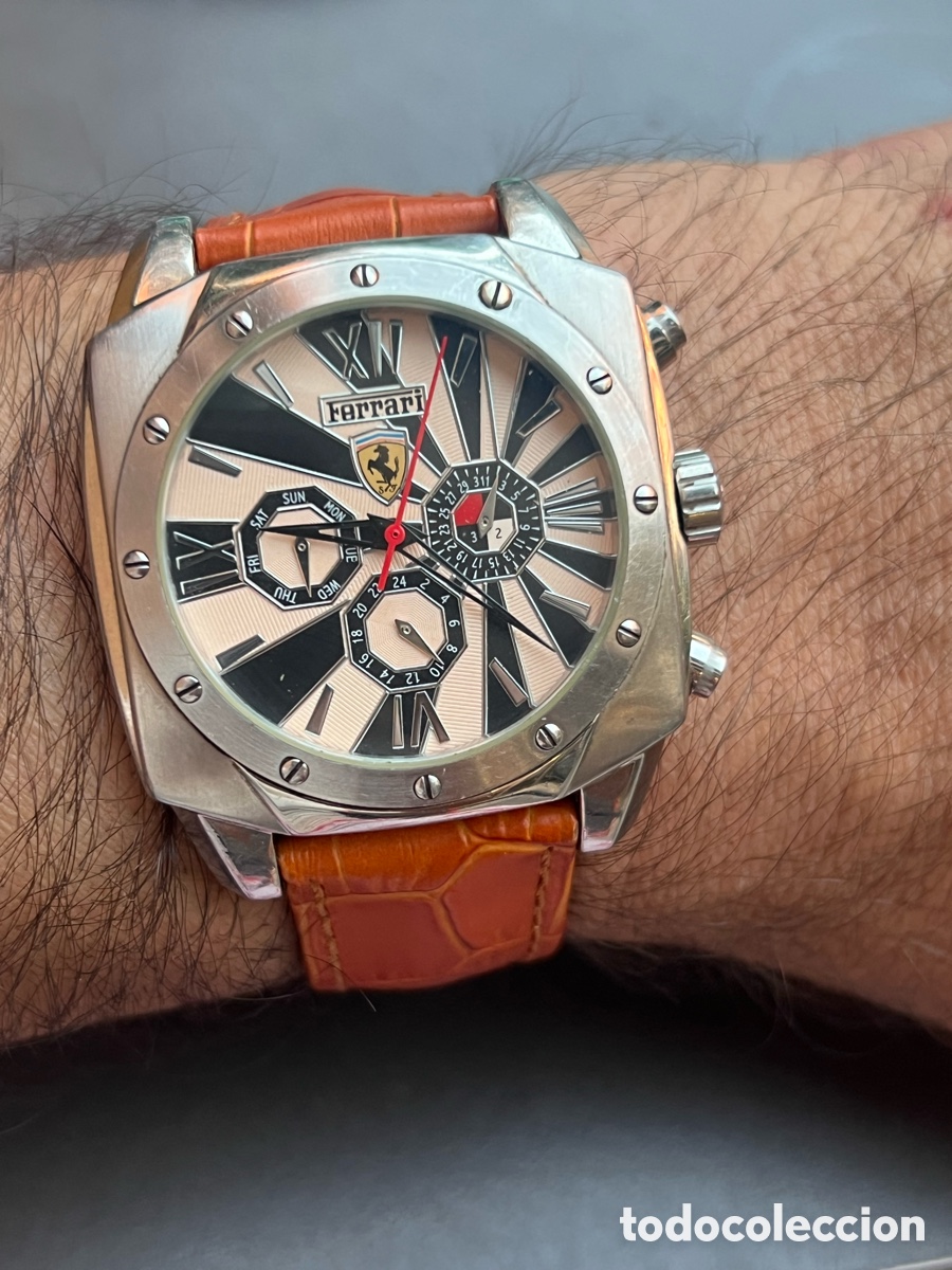 Relojes autom&aacute;ticos: ✅ reloj Ferrari autom&aacute;tico calendario para hombres