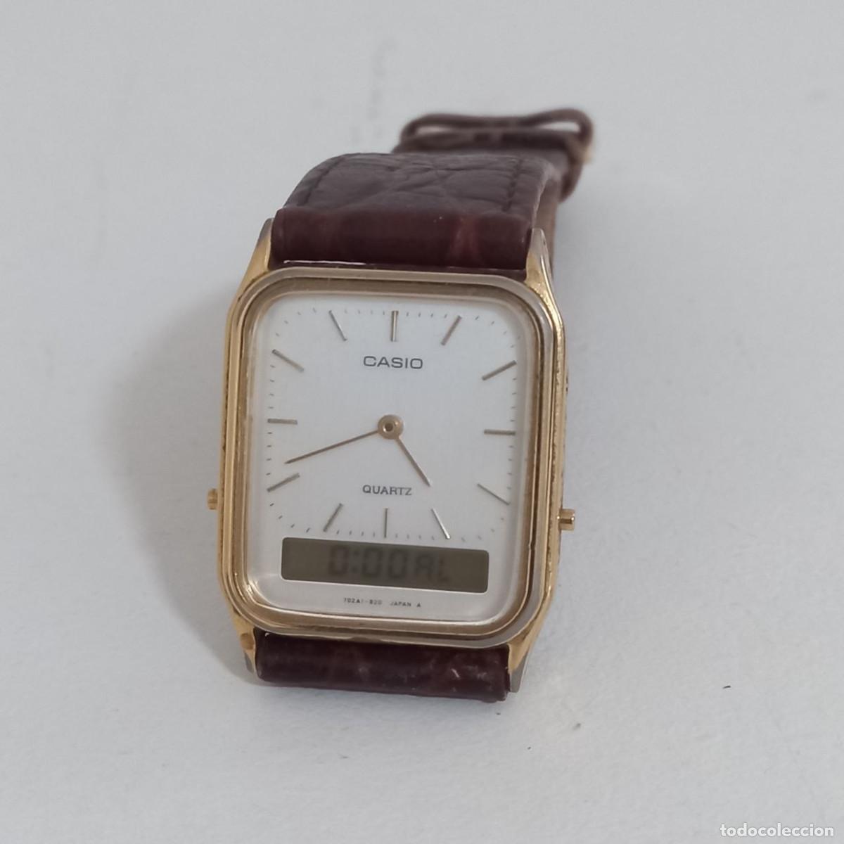 Relojes autom&aacute;ticos: Reloj Casio Ana-Digi Vintage AQ-706 (M&oacute;d. 306), A&ntilde;o 1985