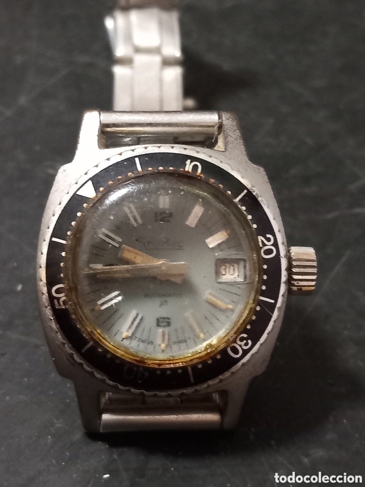 Relojes autom&aacute;ticos: ANTIGUO RELOJ KROMEC AUTOMATIC SE&Ntilde;ORA FUNCIONANDO