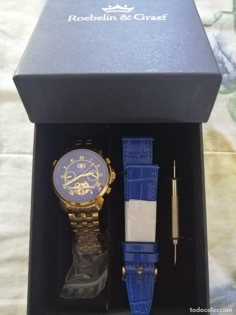 Relojes autom&aacute;ticos: RELOJ AUTOM&Aacute;TICO TOURBILL&Oacute;N : ROEBELIN & GRAEF + COMPLEMENTOS.EN SU CAJA ORIGINAL.