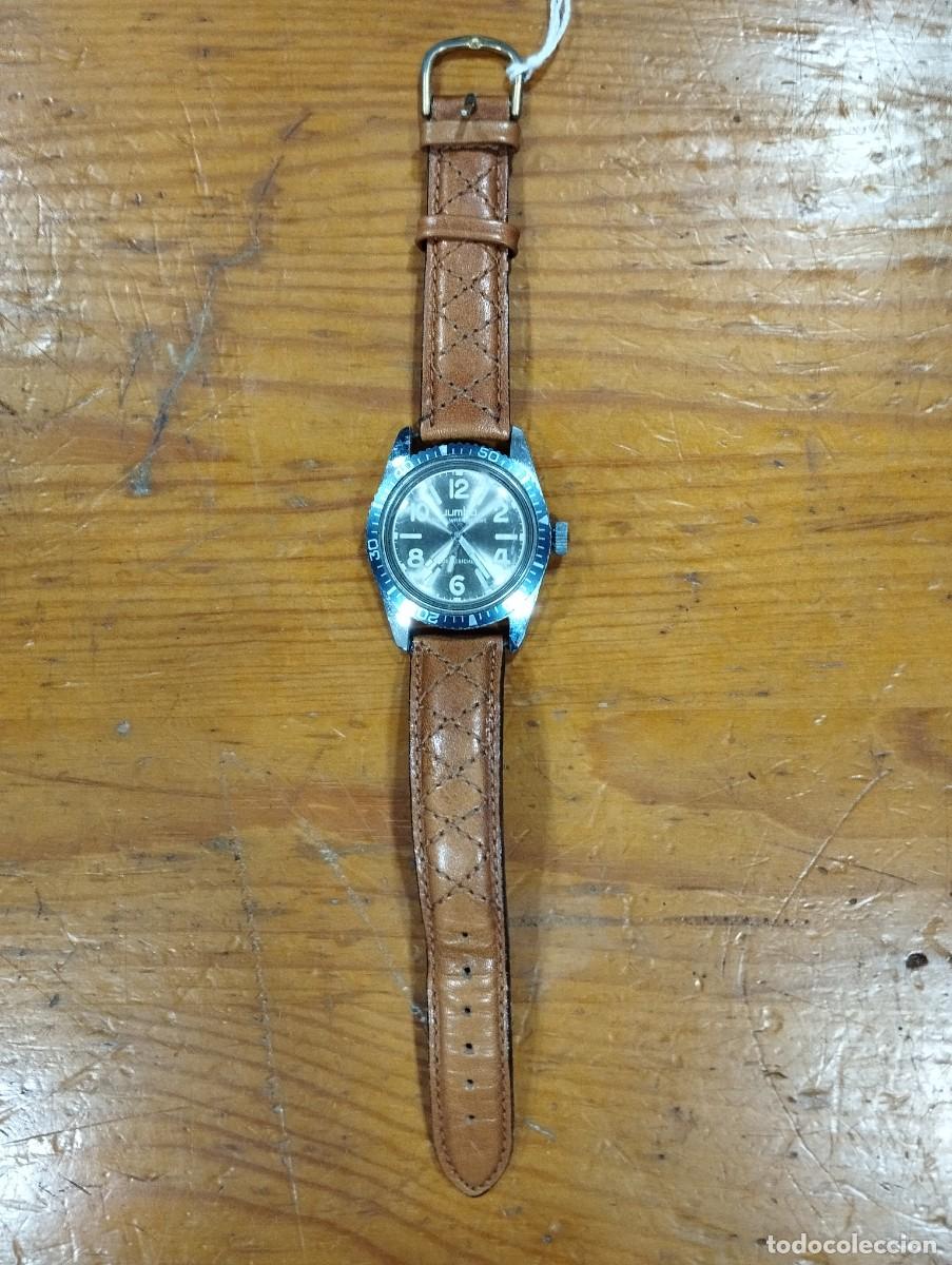 Relojes autom&aacute;ticos: RELOJ TESTED JUMBO AUTOM&Aacute;TICO CON CORREA DE PIEL.