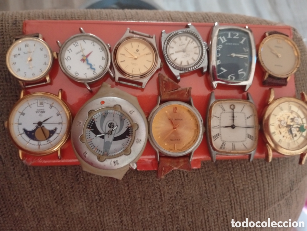 Relojes autom&aacute;ticos: Lote 11 relojes para piezas