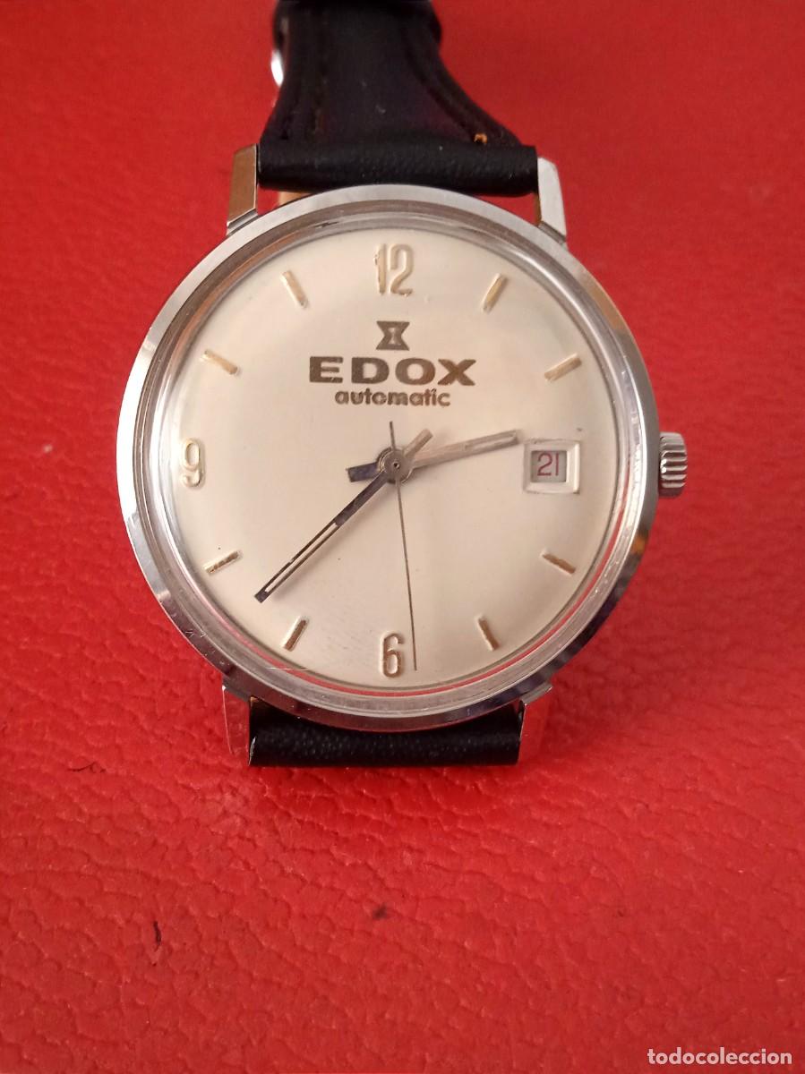 Relojes autom&aacute;ticos: RELOJ EDOX 25 RUBIS AUTOMATICO. - Foto 1