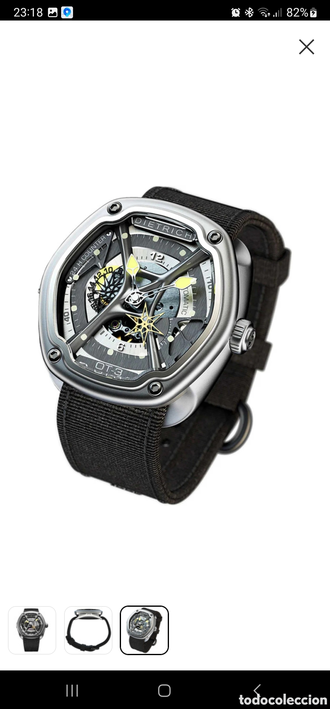 Relojes autom&aacute;ticos: Dietrch organic time OT-3