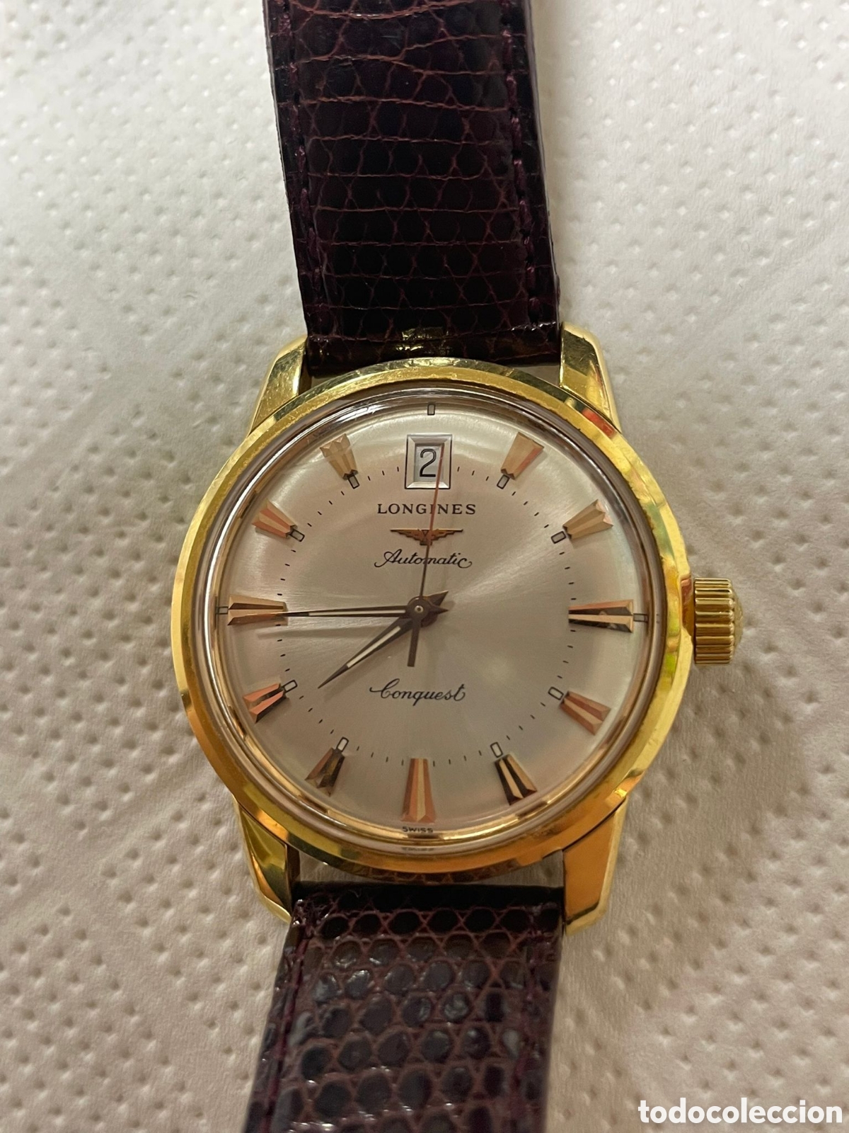 Relojes autom&aacute;ticos: Reloj longines de oro