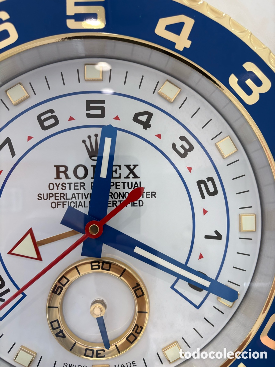 Relojes autom&aacute;ticos: Reloj de pared Rolex Yacht M&aacute;ster II - Foto 2
