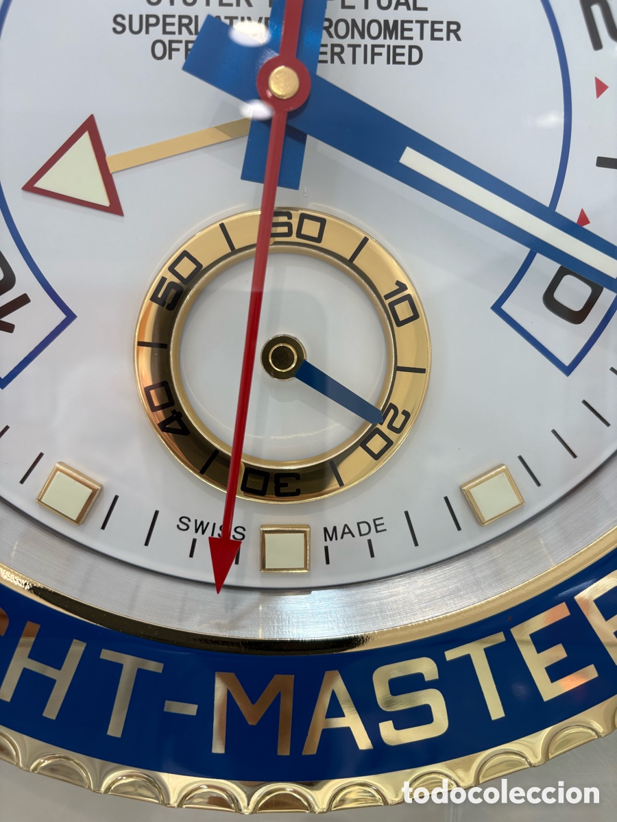 Relojes autom&aacute;ticos: Reloj de pared Rolex Yacht M&aacute;ster II - Foto 4