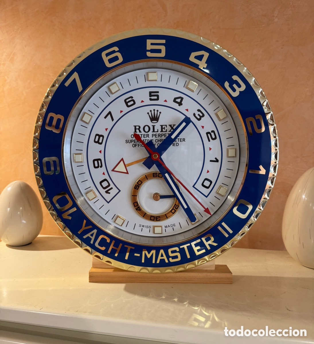 Relojes autom&aacute;ticos: Reloj de pared Rolex Yacht M&aacute;ster II - Foto 7
