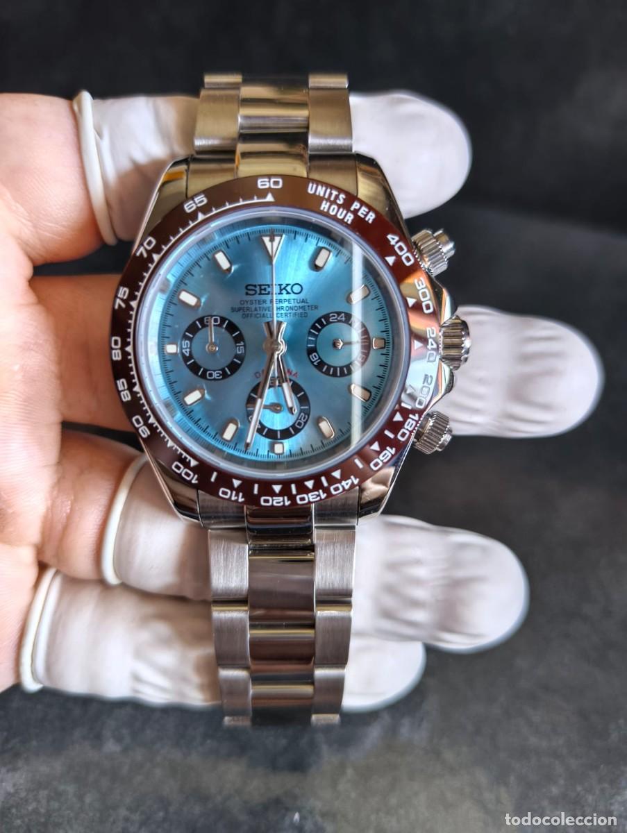 Relojes autom&aacute;ticos: Seiko Mod Daytona Ice Blue - Foto 1