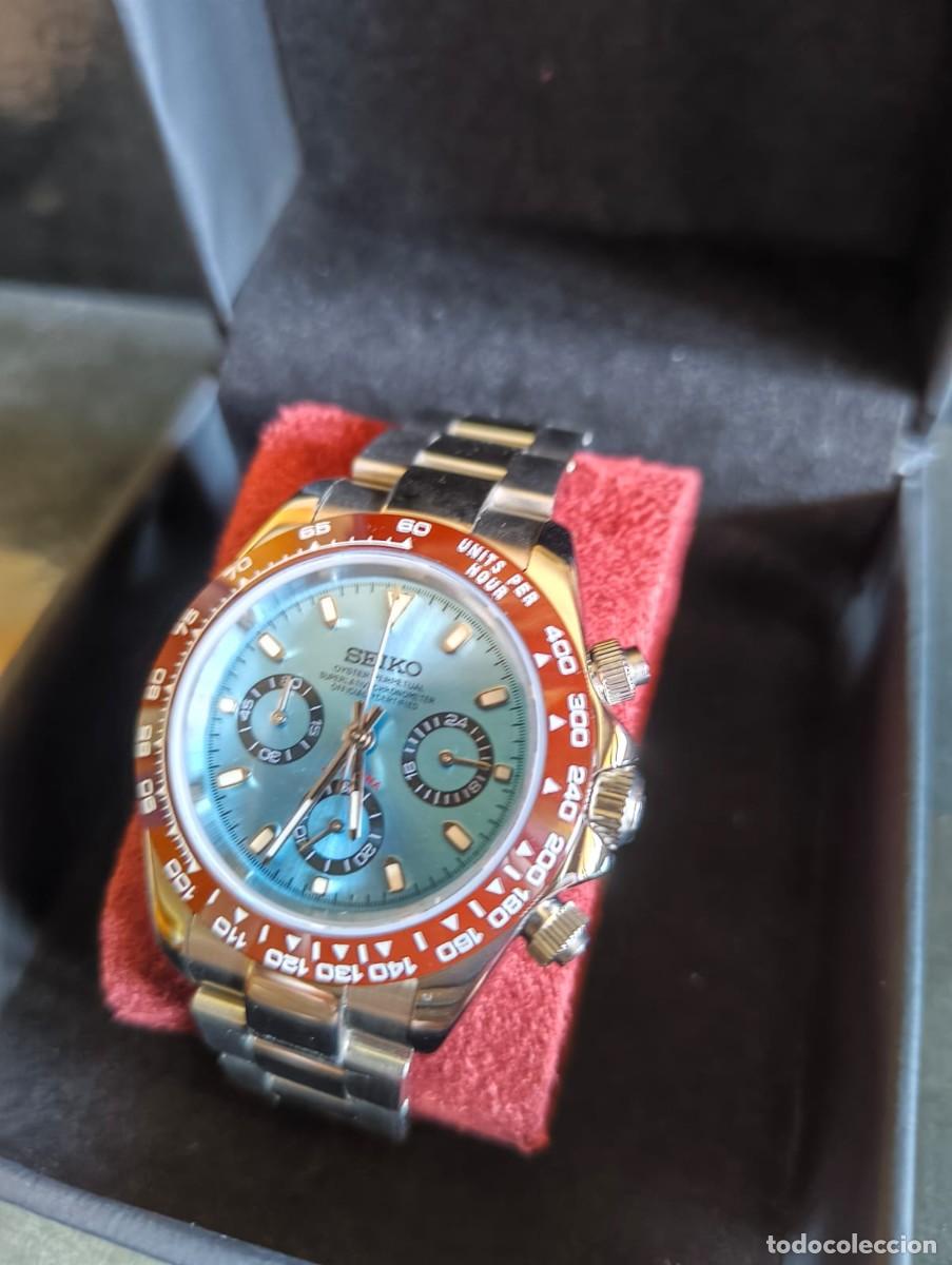 Relojes autom&aacute;ticos: Seiko Mod Daytona Ice Blue - Foto 4