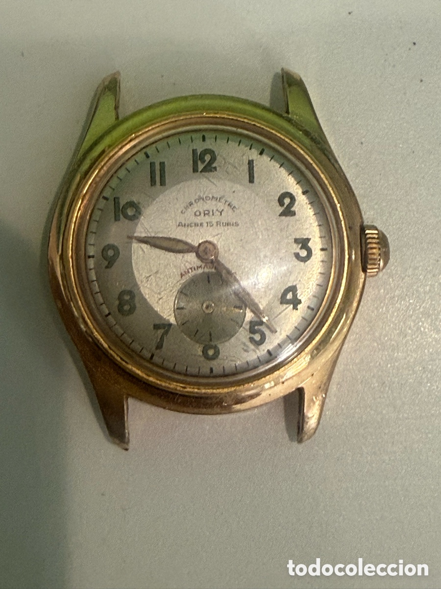 Orologi automatici: Reloj caballero Orly Chronom&egrave;tre 15 Rubis Antimagnetic Swiss vintage