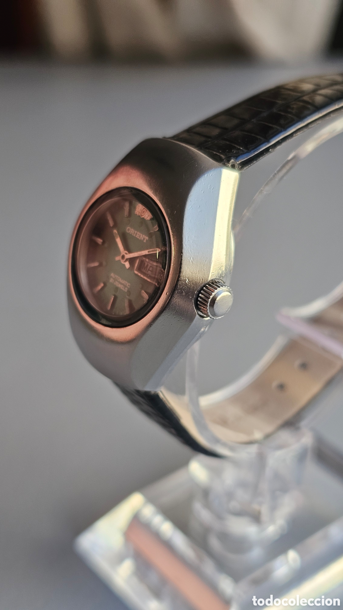 Relojes autom&aacute;ticos: Reloj Orient automatico vintaje de se&ntilde;ora - Foto 4