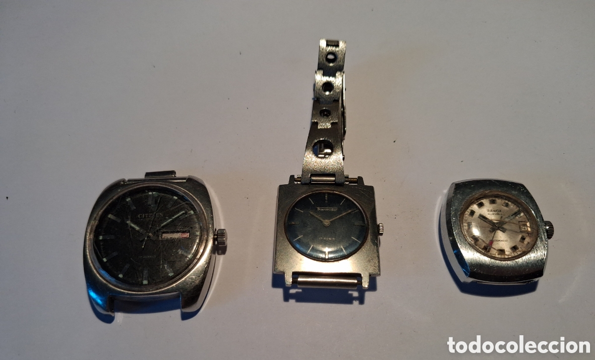 Relojes autom&aacute;ticos: LOTE TRES RELOJES DE PULSERA, 2 AUTOMATICOS Y 1 MANUAL