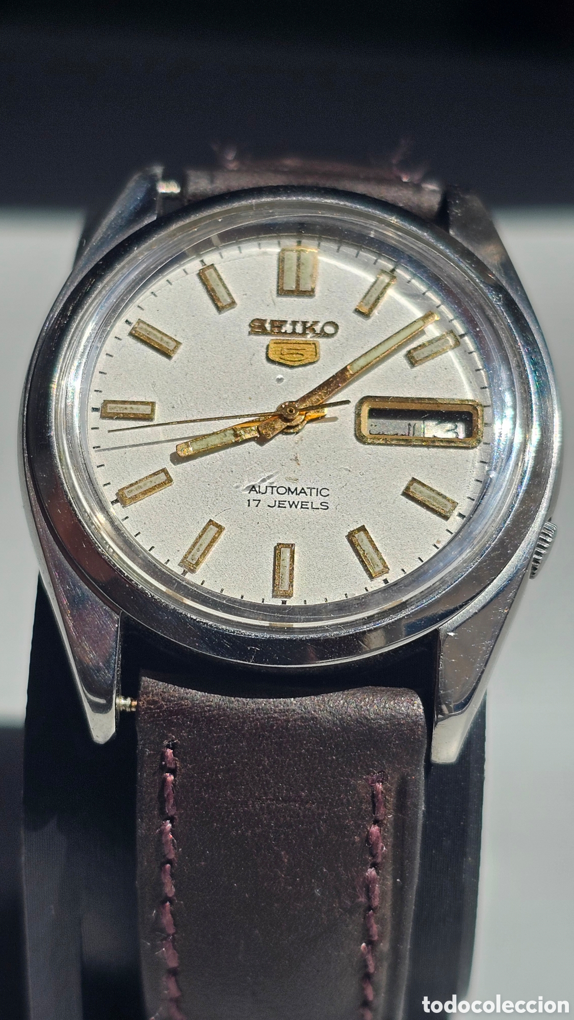 Relojes autom&aacute;ticos: Seiko 5 Autom&aacute;tico Vintage (7009)- Ingles/Arabe