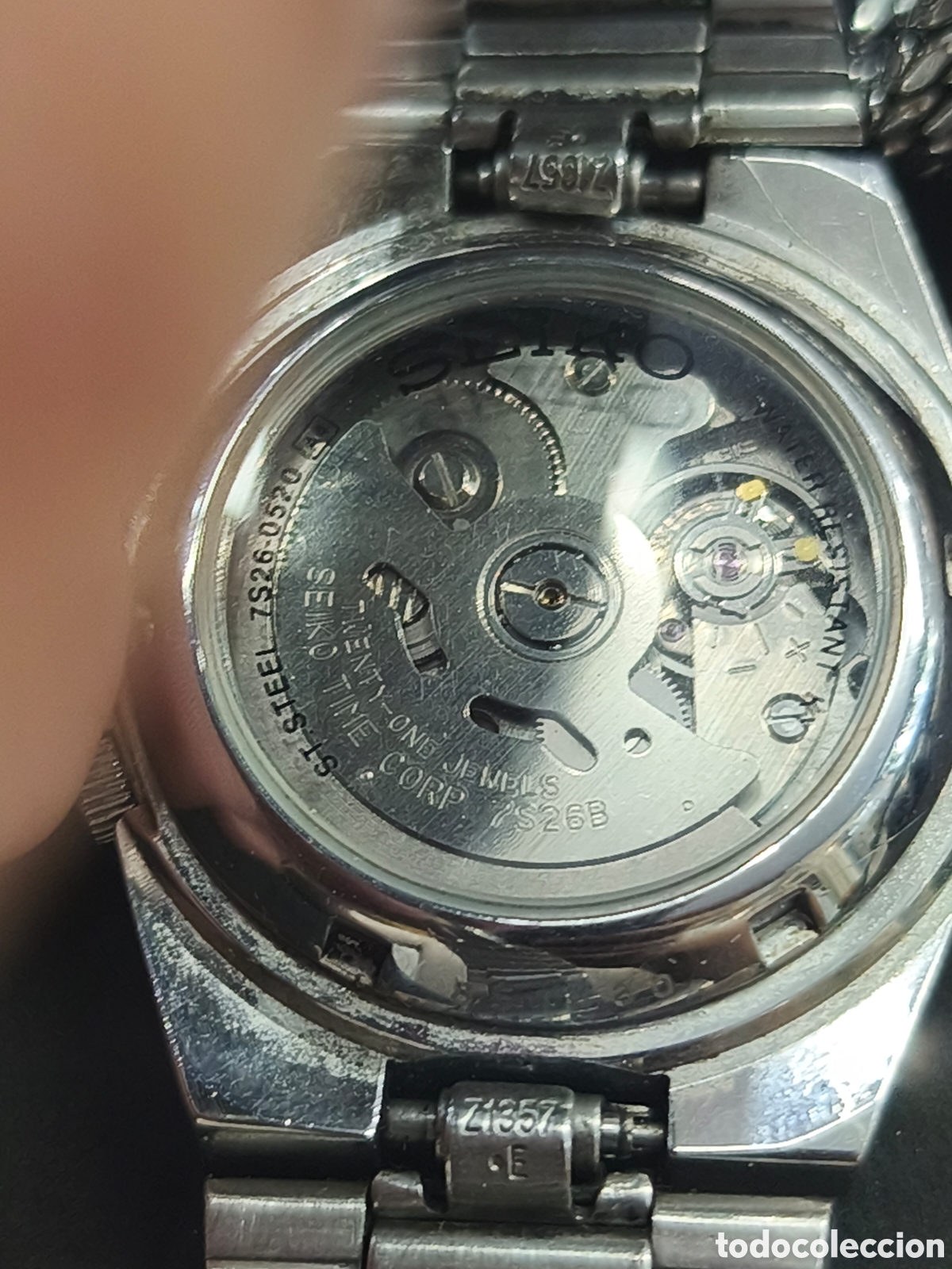 Relojes autom&aacute;ticos: Reloj Seiko 5 autom&aacute;tico, 35mm, funciona - Foto 4