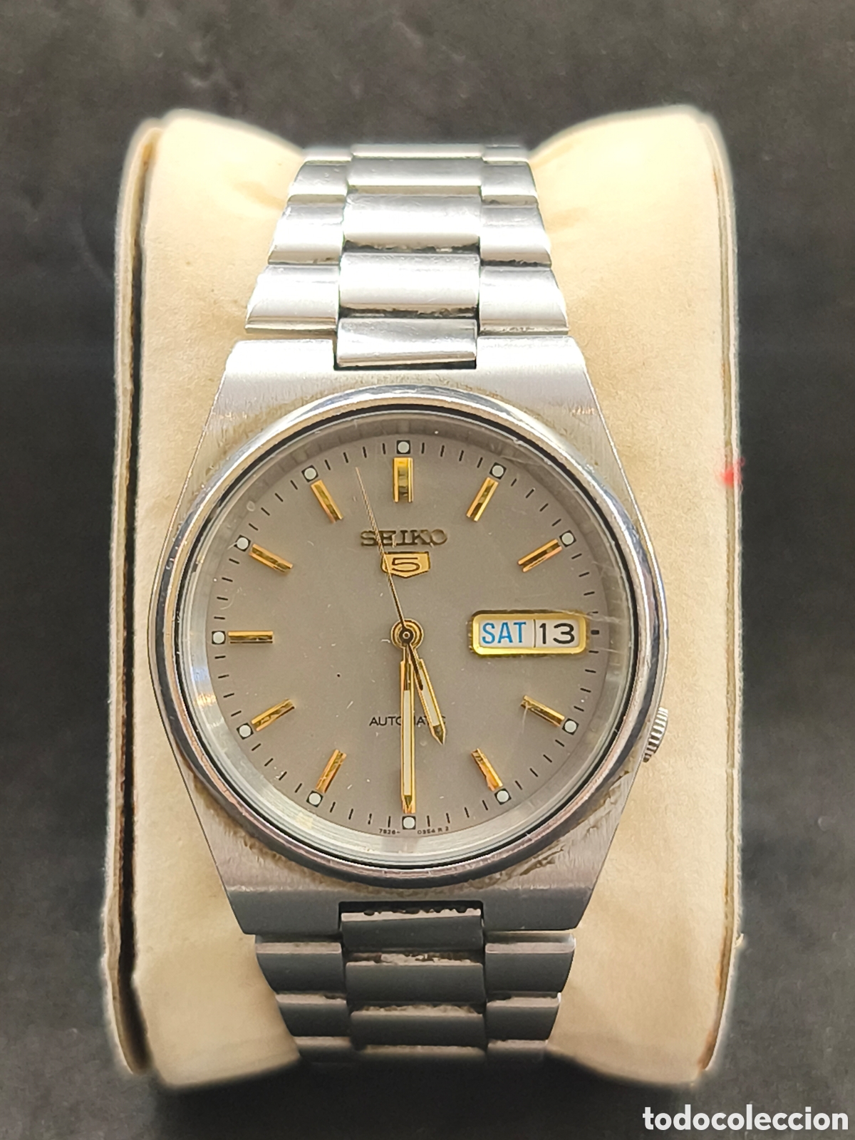 Relojes autom&aacute;ticos: Reloj Seiko 5 autom&aacute;tico, 35mm, funciona - Foto 1