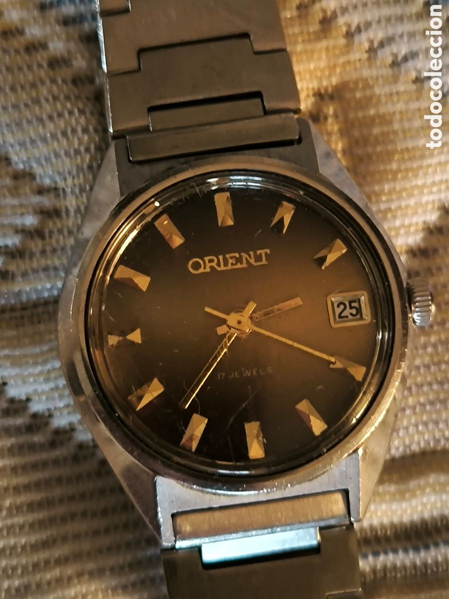 Relojes autom&aacute;ticos: Reloj Orient vintage autom&aacute;tico con estuche - Foto 1