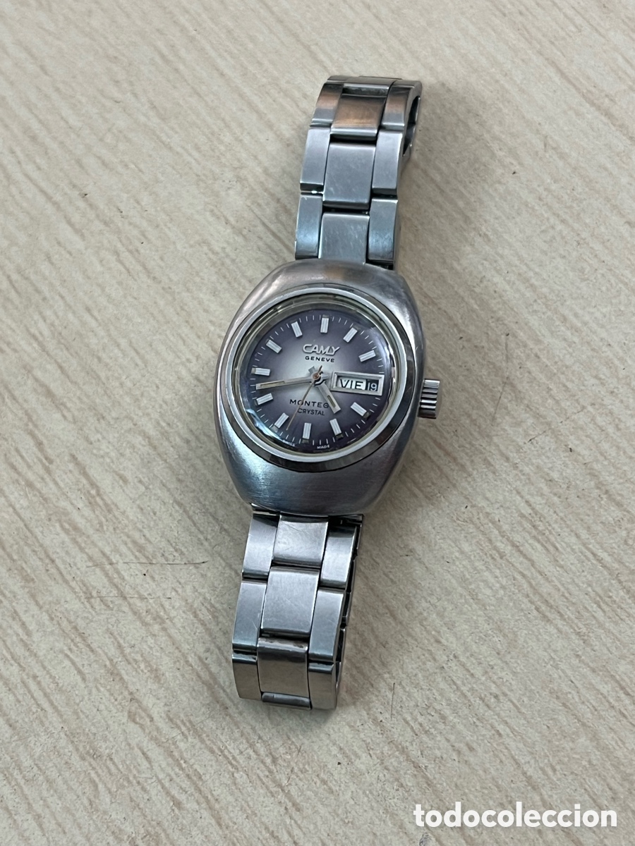 Relojes autom&aacute;ticos: ✅ Reloj CAMY GENEVE MONTEO doble calendario autom&aacute;tico se&ntilde;oras