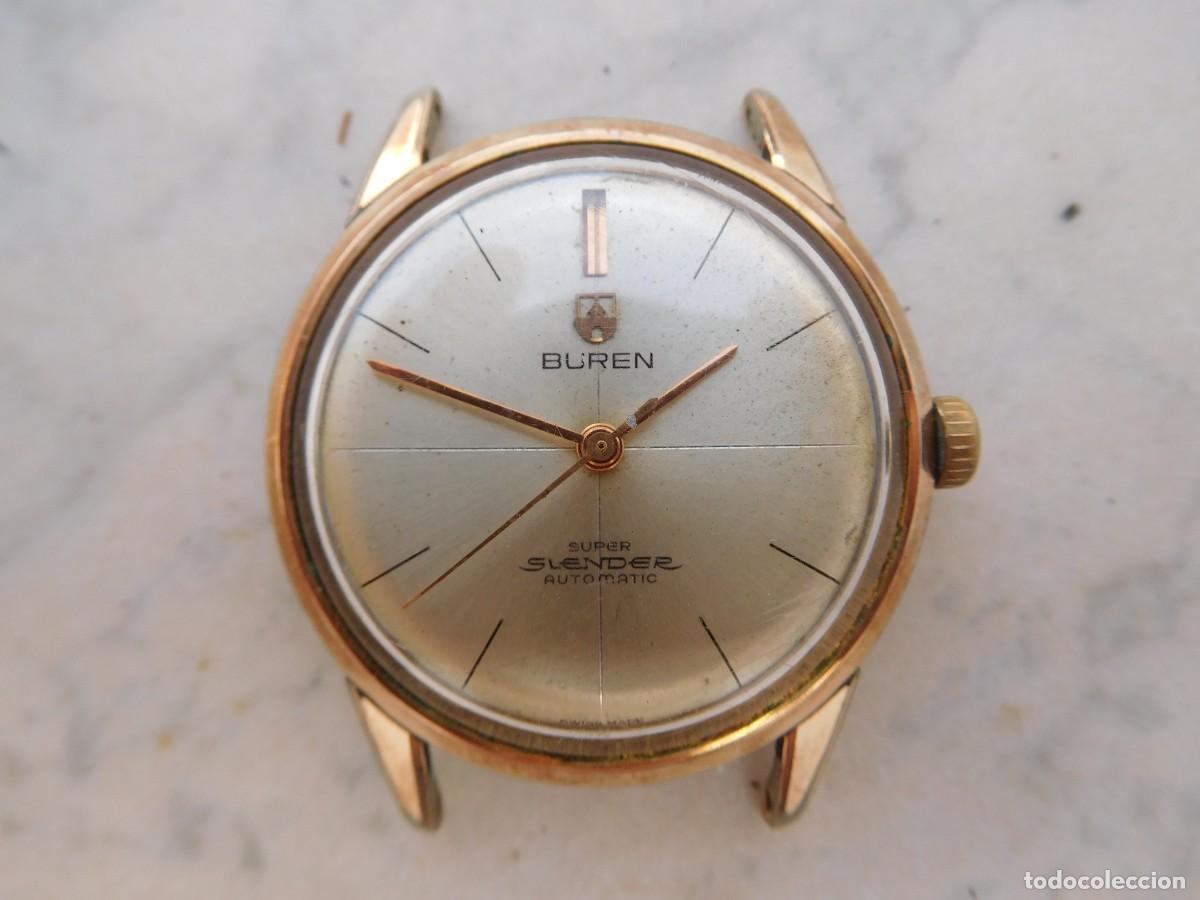Relojes autom&aacute;ticos: Reloj autom&aacute;tico Buren Slender calibre 1000A Micro rotor a&ntilde;os 60