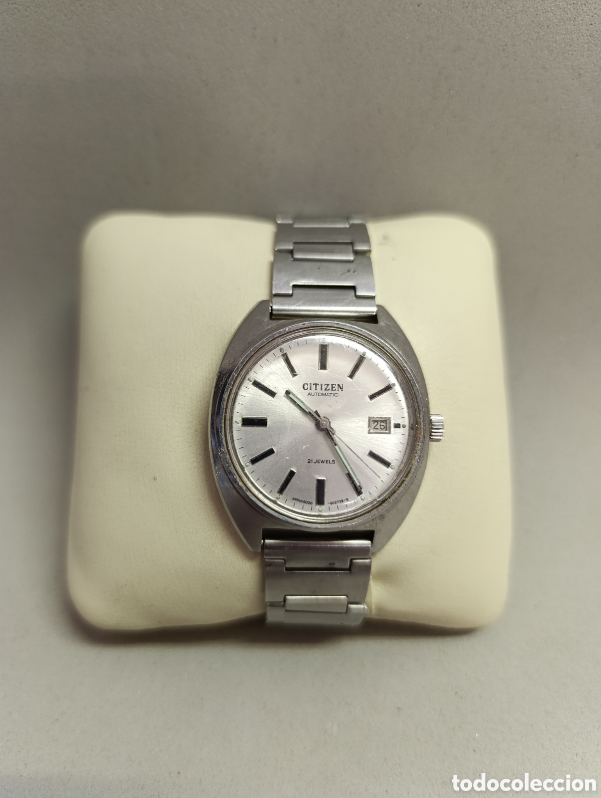 Automatik-Armbanduhren: RELOJ CITIZEN, DE PULSERA, CABALLERO. 21 JEWELS. JAPAN 6000. ACERO INOX.