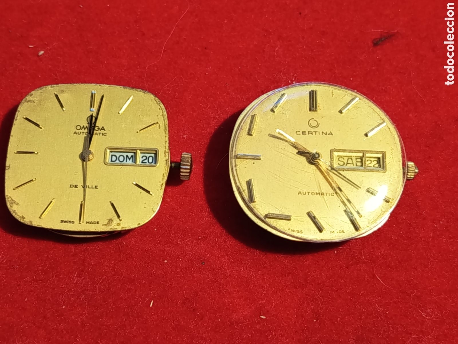 Relojes autom&aacute;ticos: OMEGA, CERTINA ANTIGUAS MAQUINARIAS DE RELOJES AUTOM&Aacute;TICOS