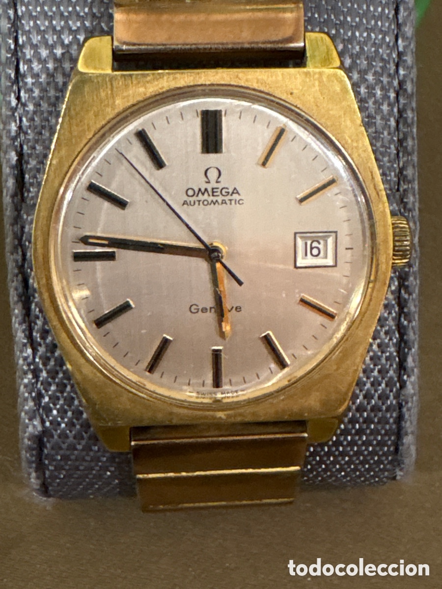Automatik-Armbanduhren: Antiguo reloj OMEGA AUTOM&Aacute;TICO GENEVE,36MM sin contar corona*FUNCIONA PERFECTAMENTE*VER FOTOS
